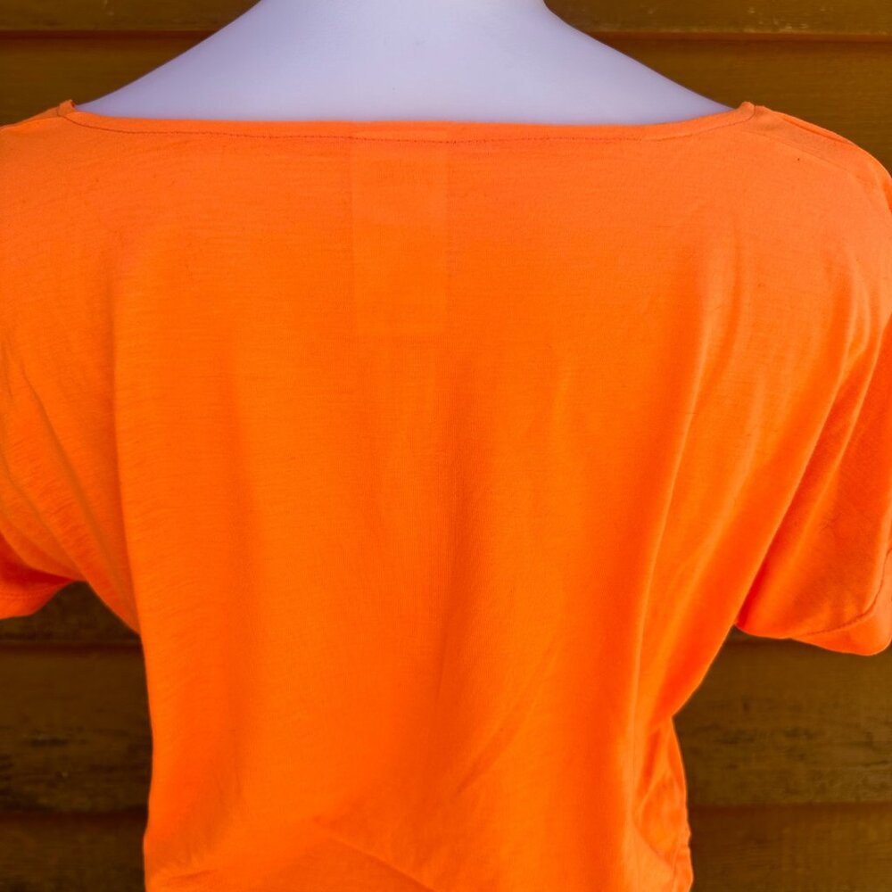 TBL Orange Jamaica The Reggae Island Crop Top Size S - Picture 7 of 8